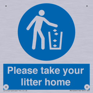 Please take your litter home